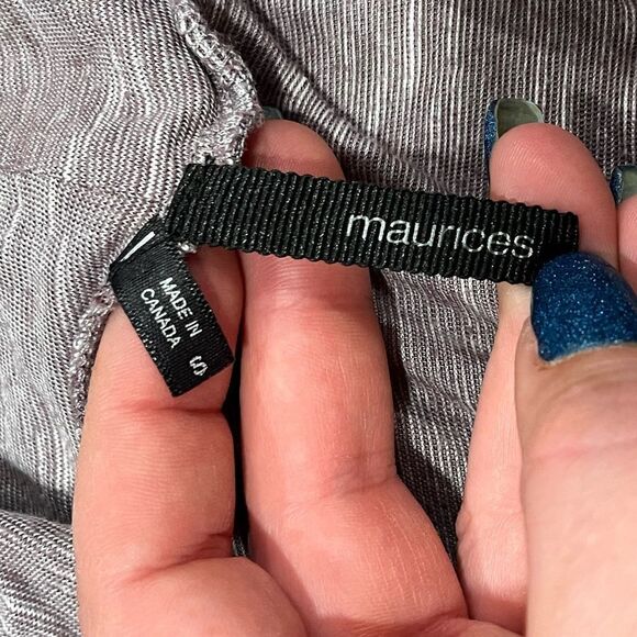 Maurices Sweater Long Sleeves Cowl Neck Ruched Sides Pullover Purple Small - Picture 2 of 4